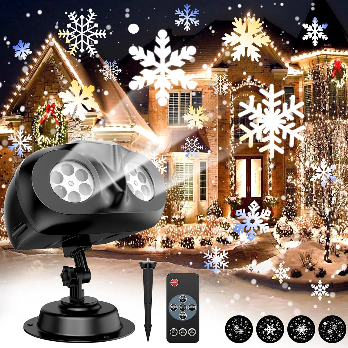 Magical Snowflake Light Show
